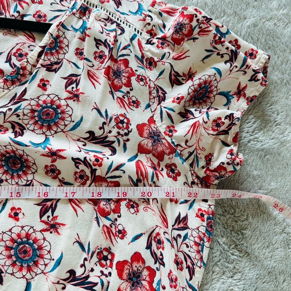 Knox Rose Red and Blue Floral Mini Dress - Picture 12 of 13